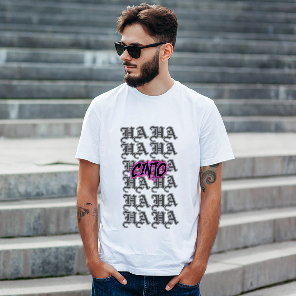 Old English HaHa Cinto Tshirt
