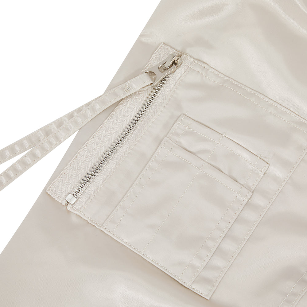 Mens and Womans Satin Baseball Jacket Troca Perrona