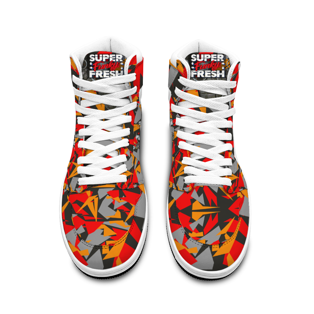 Super Funky Fresh Camo Custom Shoes Unisex Sneakers