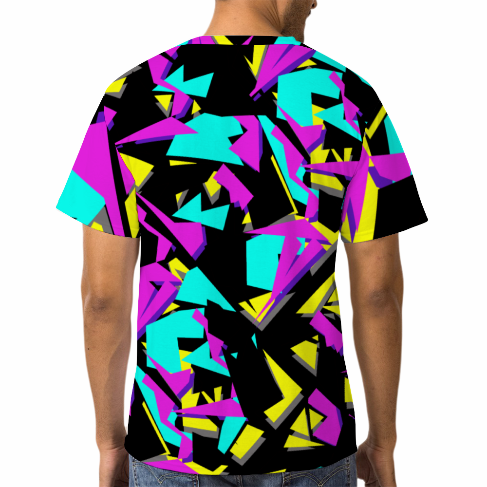 Glitch Camo Purple T-Shirt