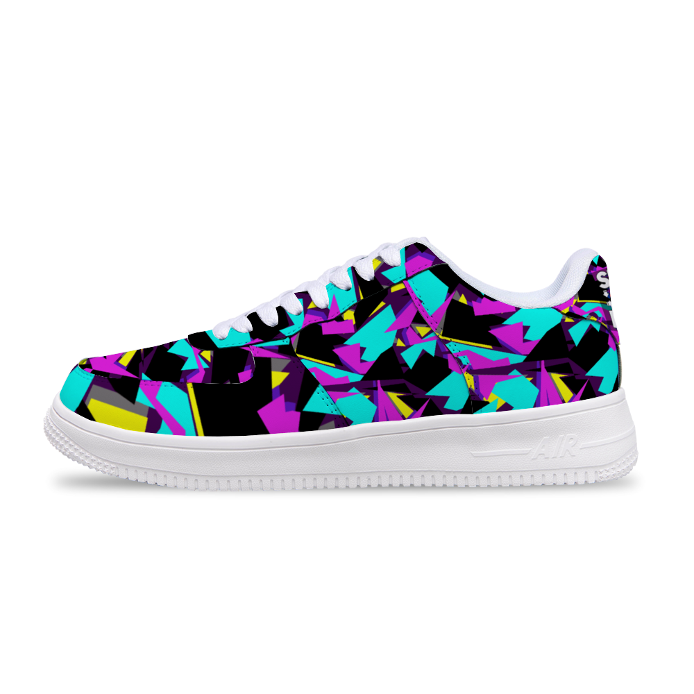 Super Funky Fresh Air Digital Camo Purple Unisex Sneakers