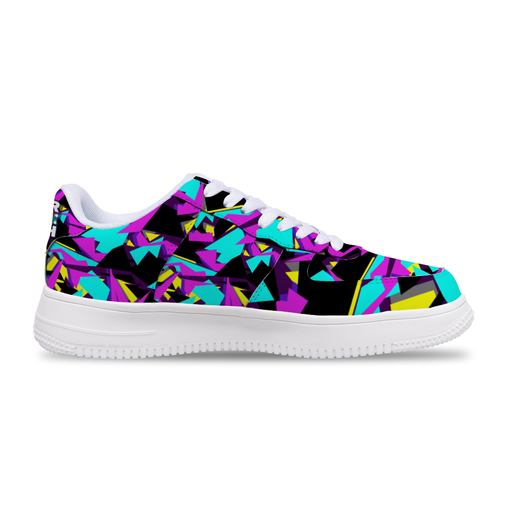 Super Funky Fresh Air Digital Camo Purple Unisex Sneakers