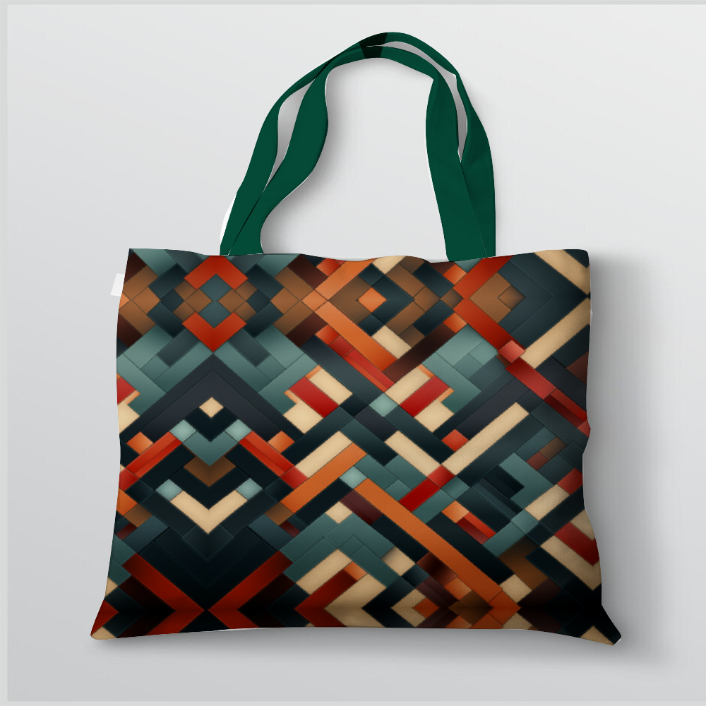 Super Funky Fresh Motiff Canvas Tote Bags with Inner Zippered Pocket 14"/16" 16OZ 2 sides Different Designs