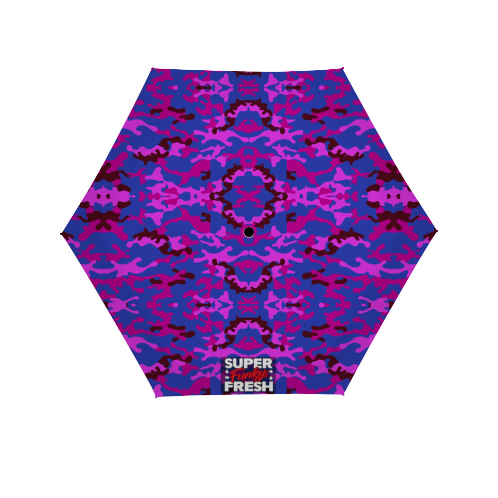 Super Purp Camo Umbrella 3 Folding/5 Folding UV Umbrella Sunshine & Rain Versitle Umbrella