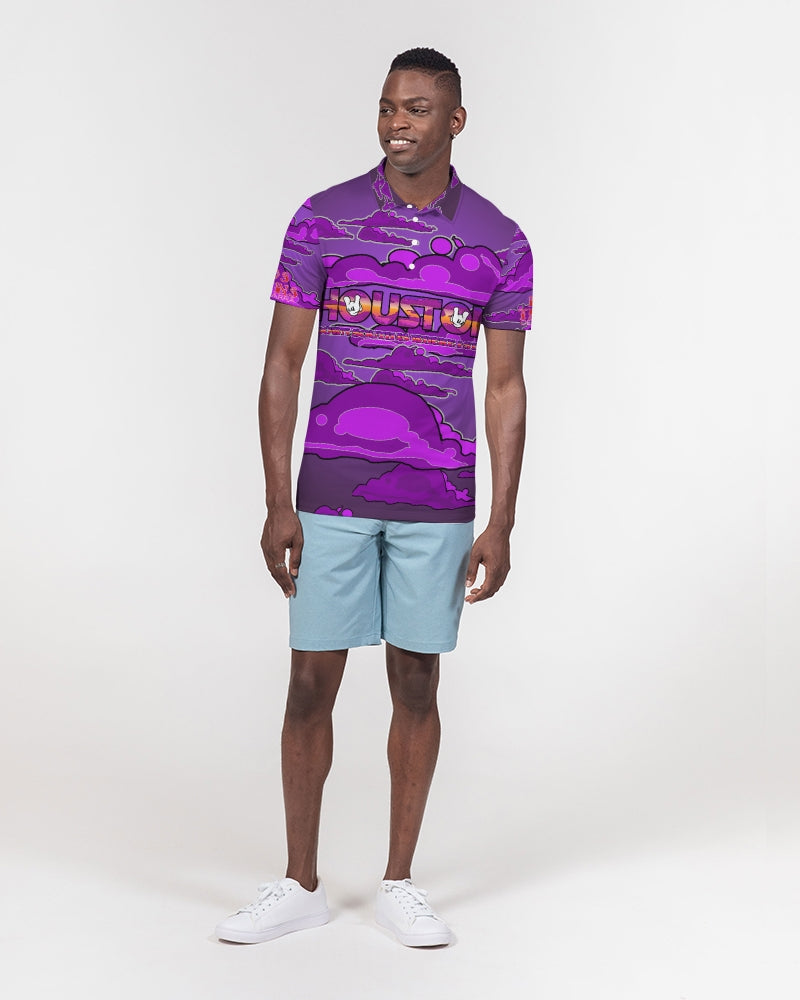 Houston Men's Slim Fit Short Sleeve Polo