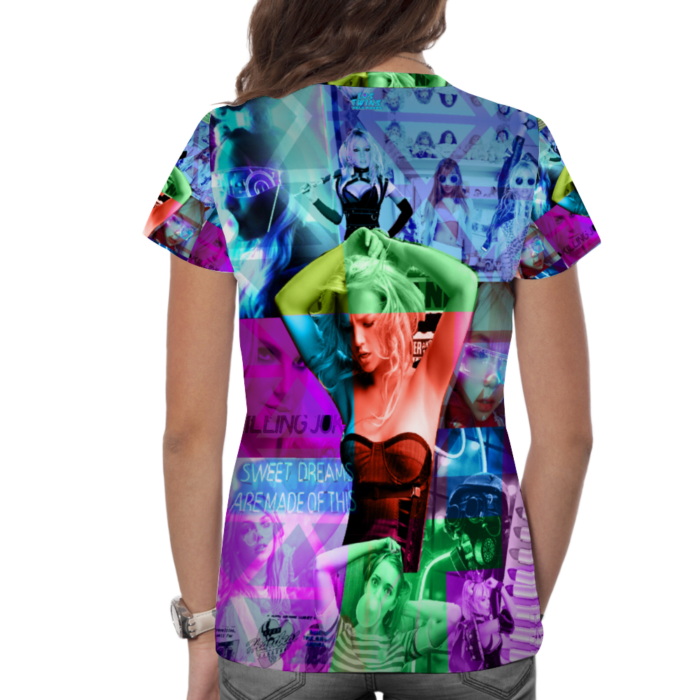 Fearless Unisex All Over Print V-neck T-Shirt