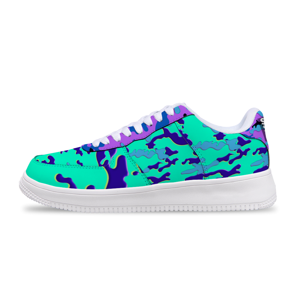 Camo Baby Blue Unisex Sneakers Leisure Sports Shoes