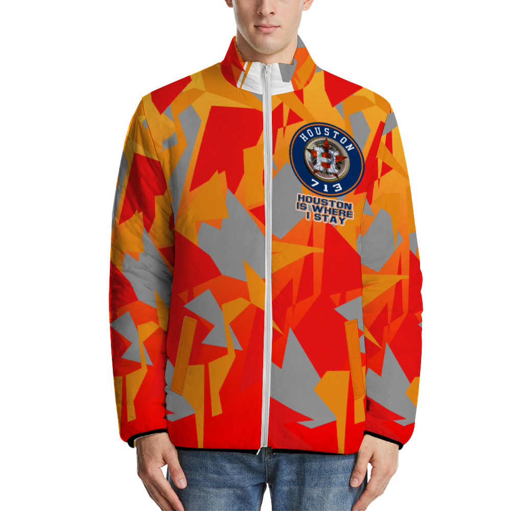 713 Houston is Where I Stay Waterproof Bubble Coat Jacket