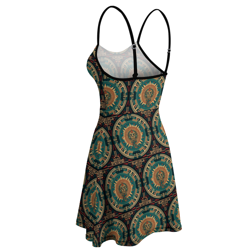 Aztec Women's Sling Short Dress Fashion Skirts