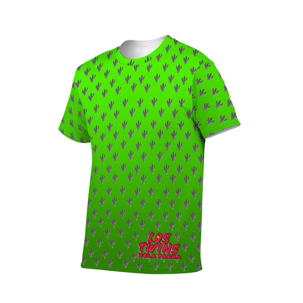 Neon Green Cactus Sunset