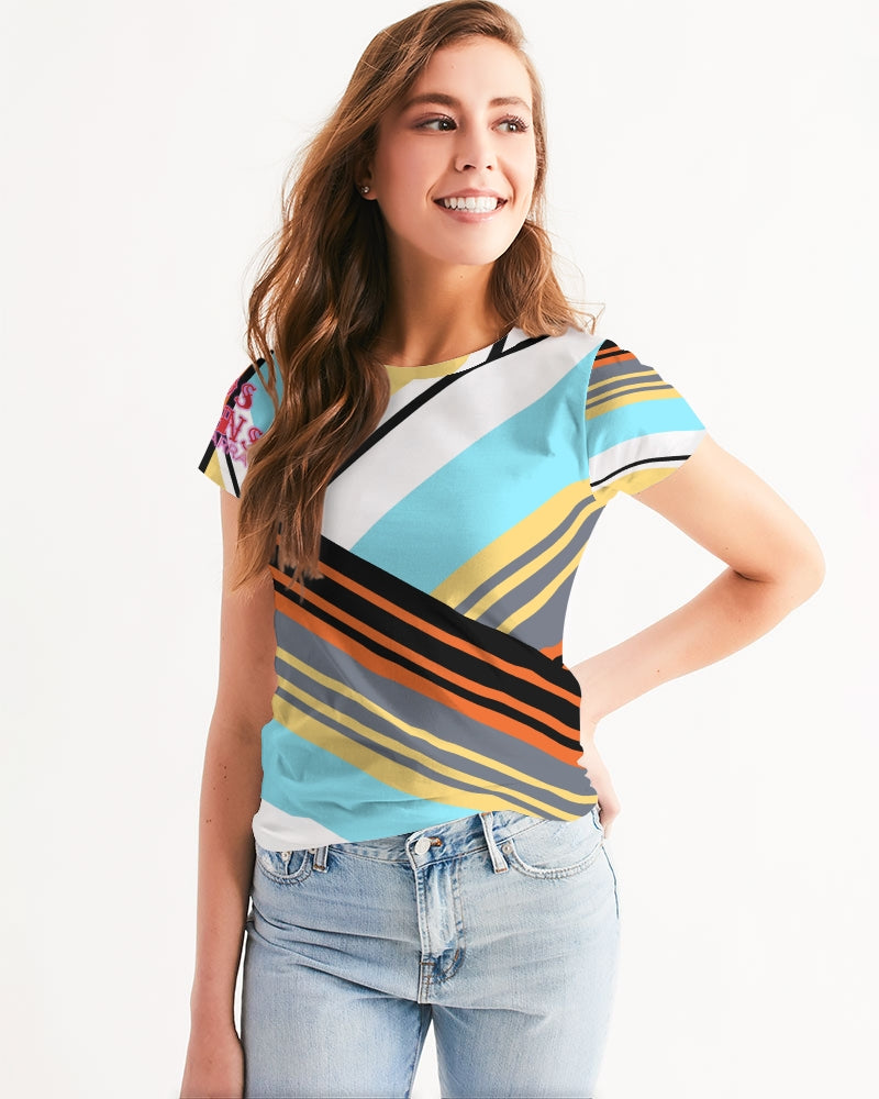 Mayan Serpent Stripes Women's Tee
