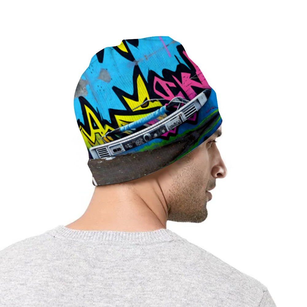 Boom Box Beanie Hat