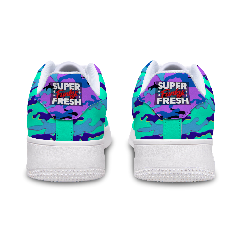 Camo Baby Blue Unisex Sneakers Leisure Sports Shoes