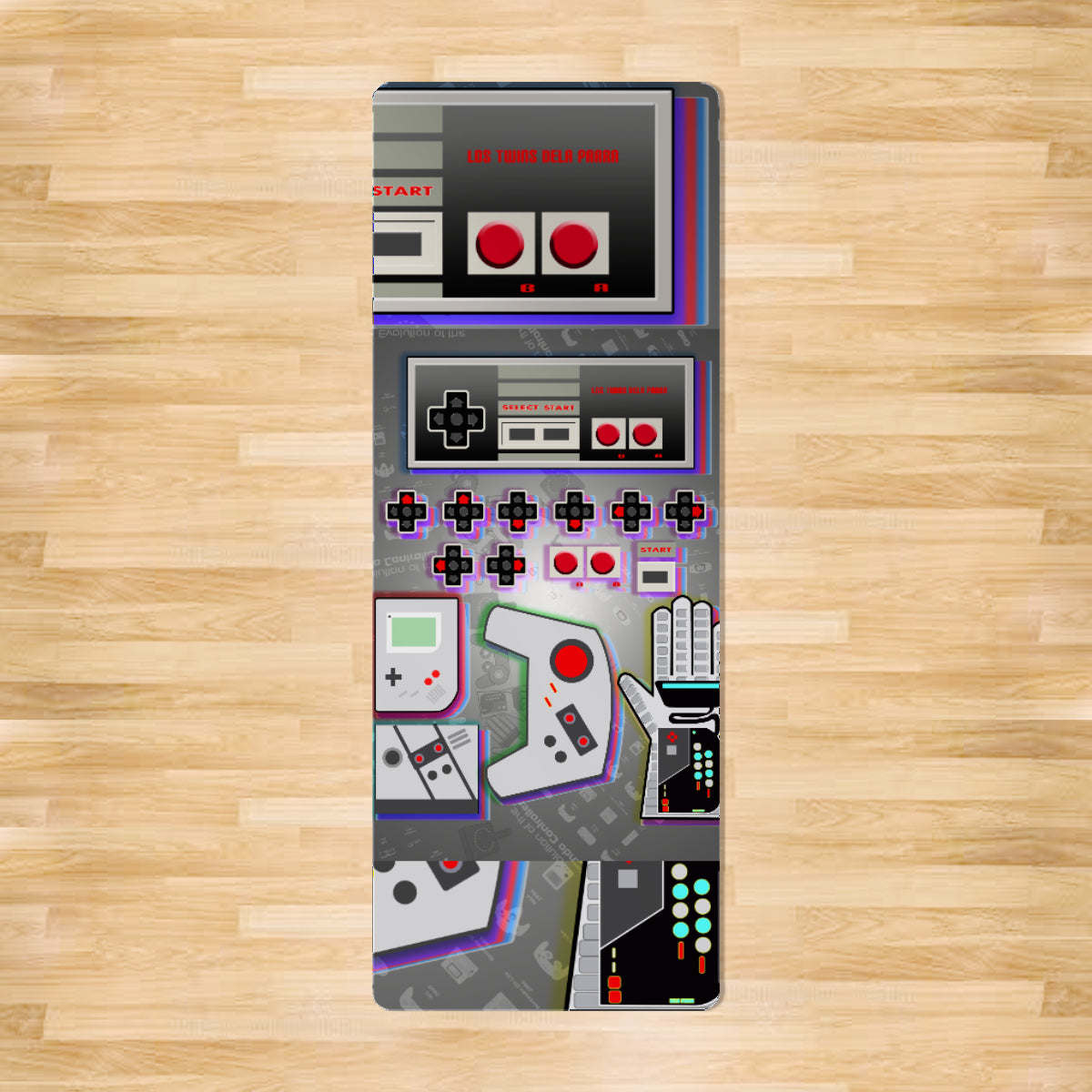I control the game Yoga Mat by Los-Twins DeLa Parra
