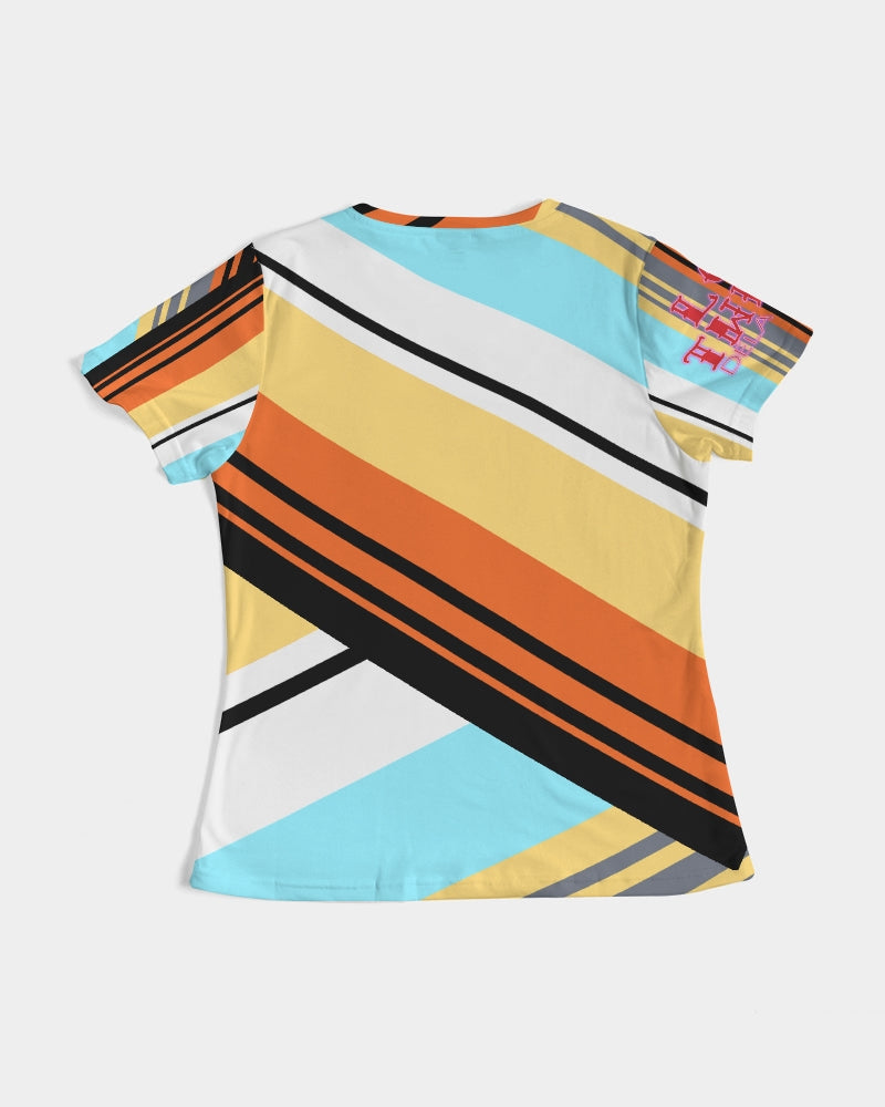 Mayan Serpent Stripes Women's Tee