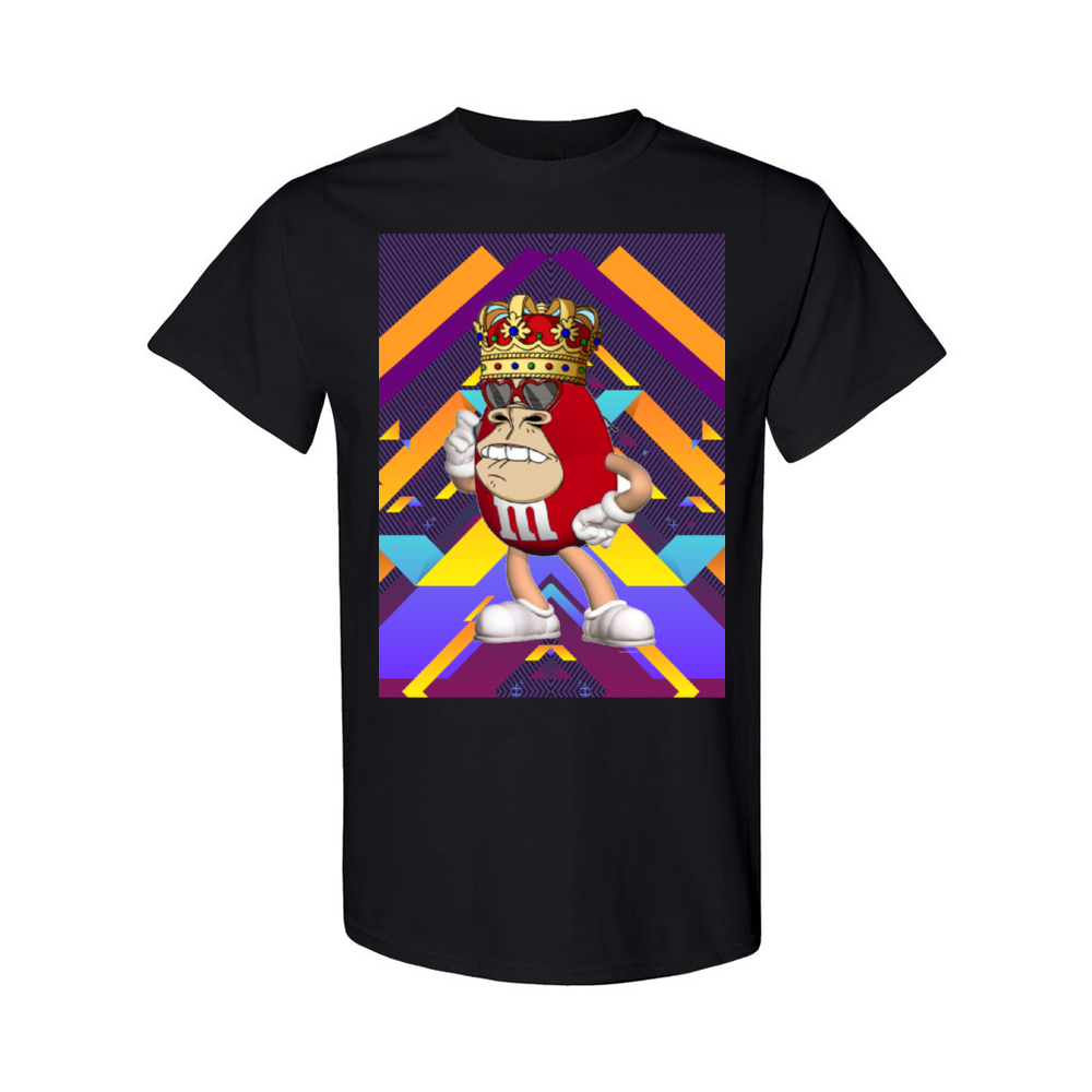 M & Ape 2 T-shirts Gildan 5000 Short Sleeve Casual Loose Shirts Tees