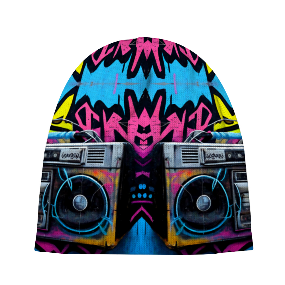 Boom Box Beanie Hat