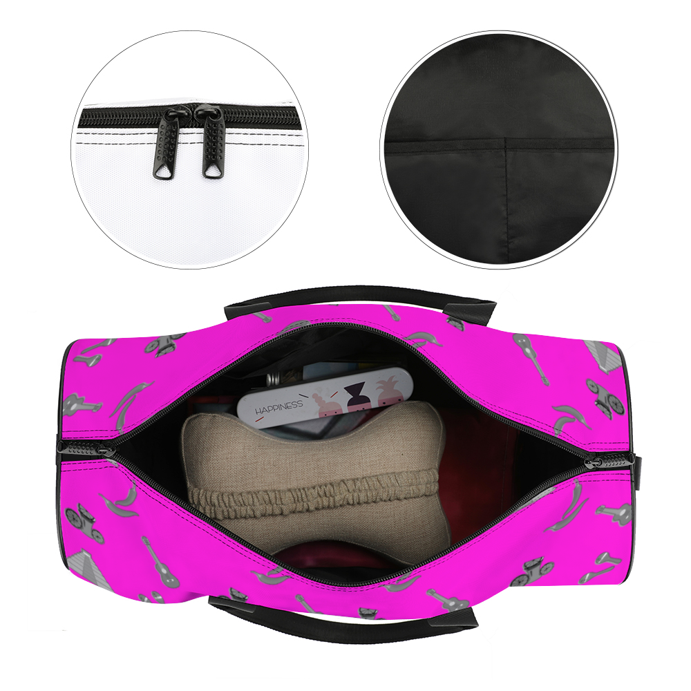 Pink Mayan Travel Gym Bag