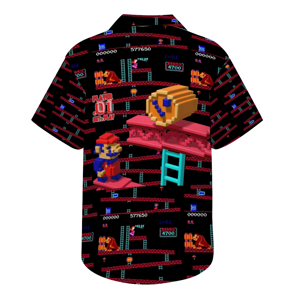 Kongi Kong Dedication Men's Short Sleeve Button Down