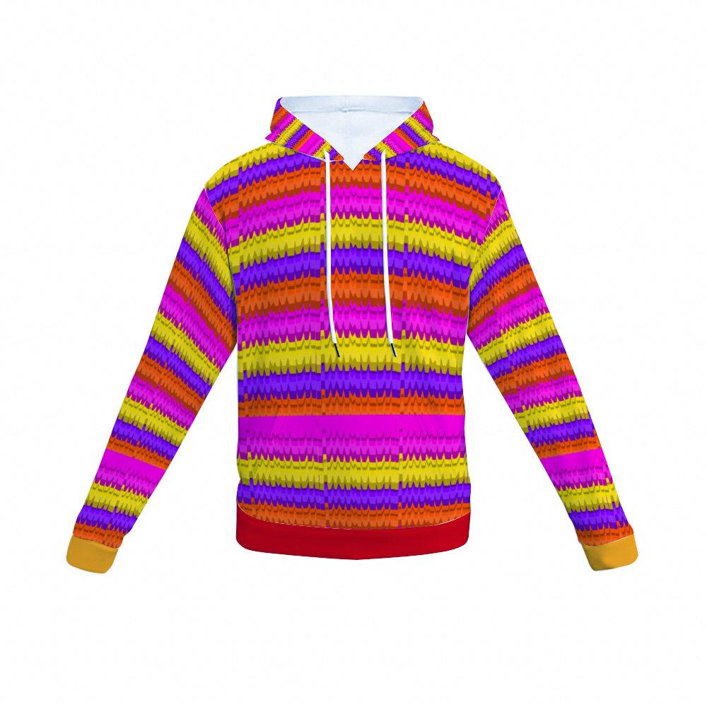Pink Pinata Power Unisex Hoodie with Pockets