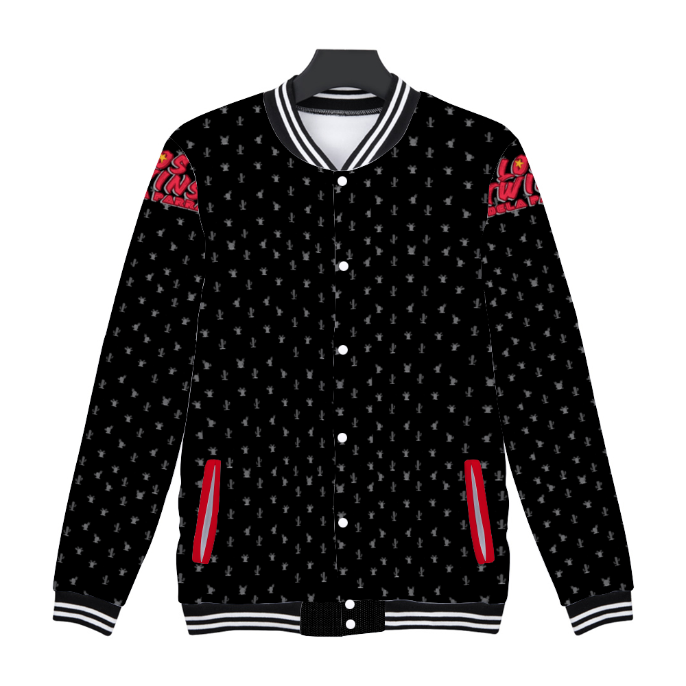 Cactus Black Thin Coat French Terry Button Jacket