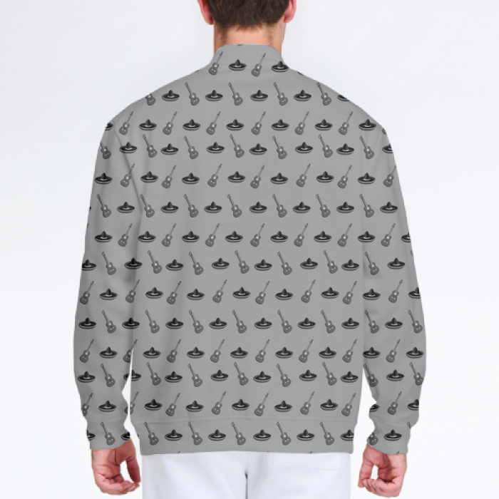 Men's Sporty O-neck Long Sleeve Sports jackets