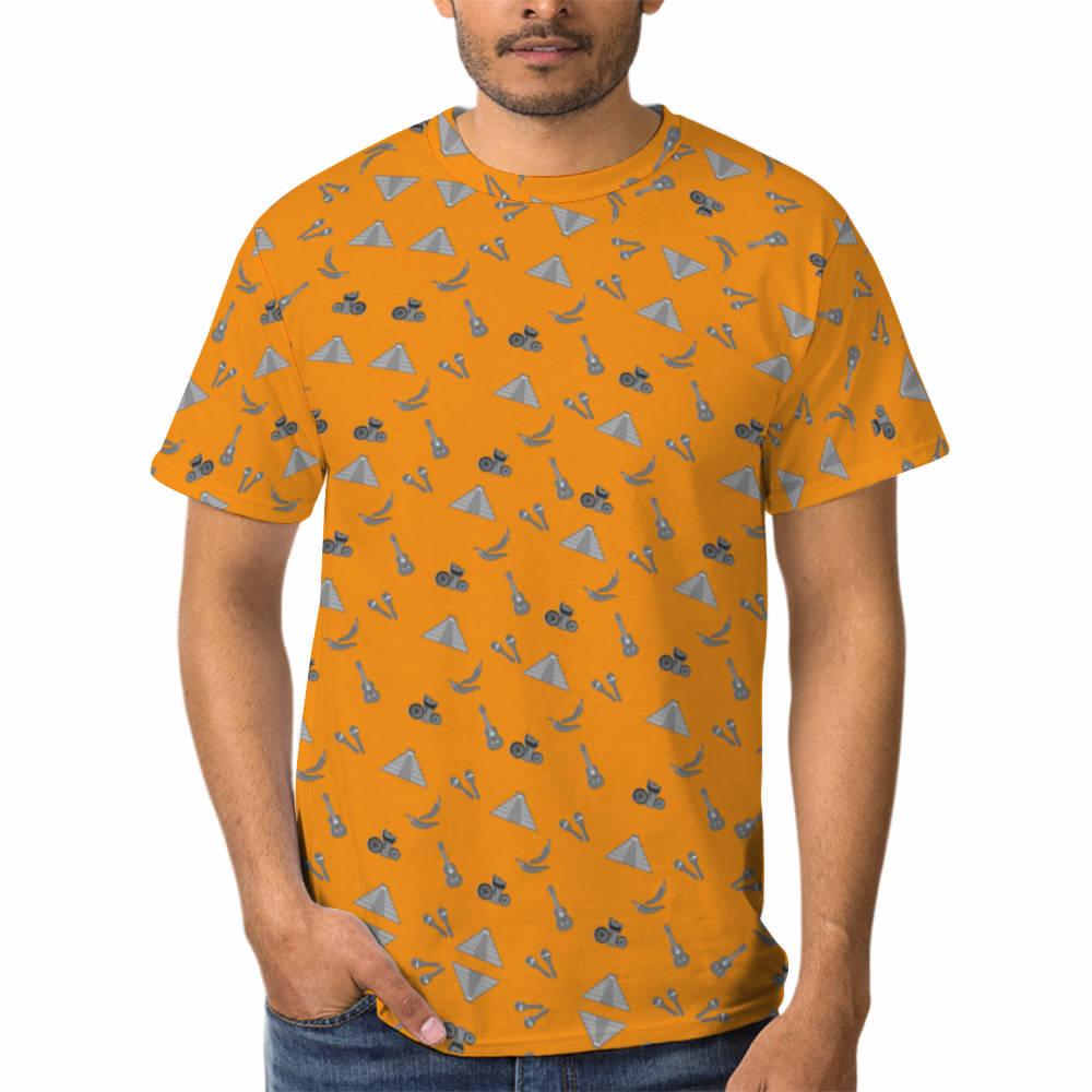 Mayan Orange All Over Print T-Shirt