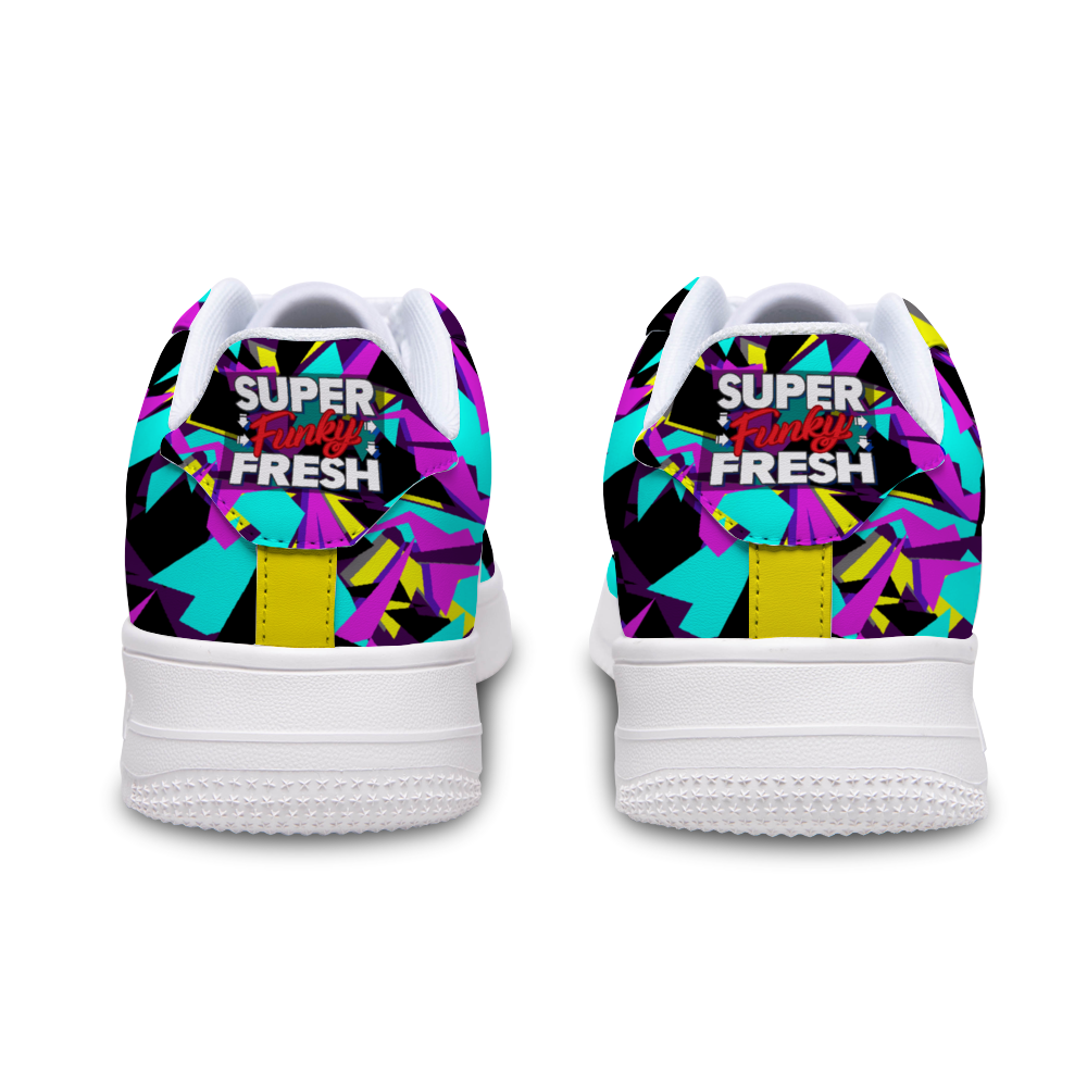Super Funky Fresh Air Digital Camo Purple Unisex Sneakers