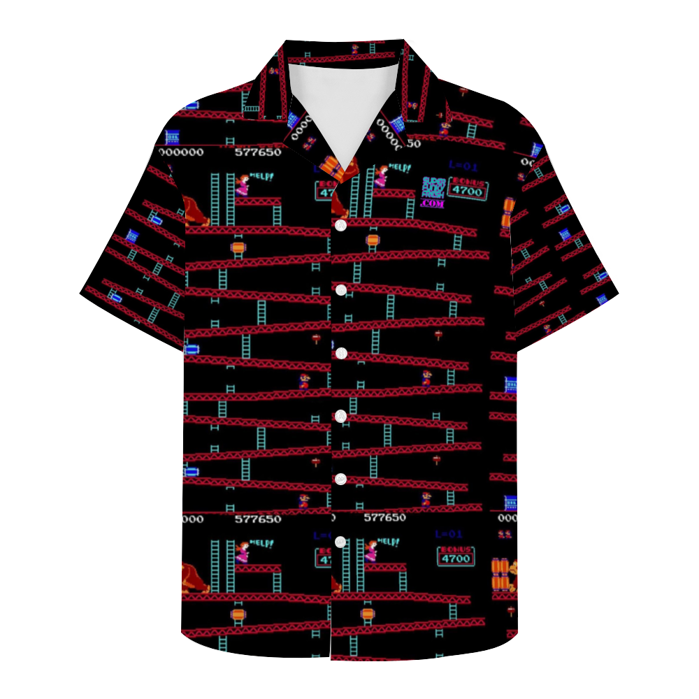 Kongi Kong Dedication Men's Short Sleeve Button Down
