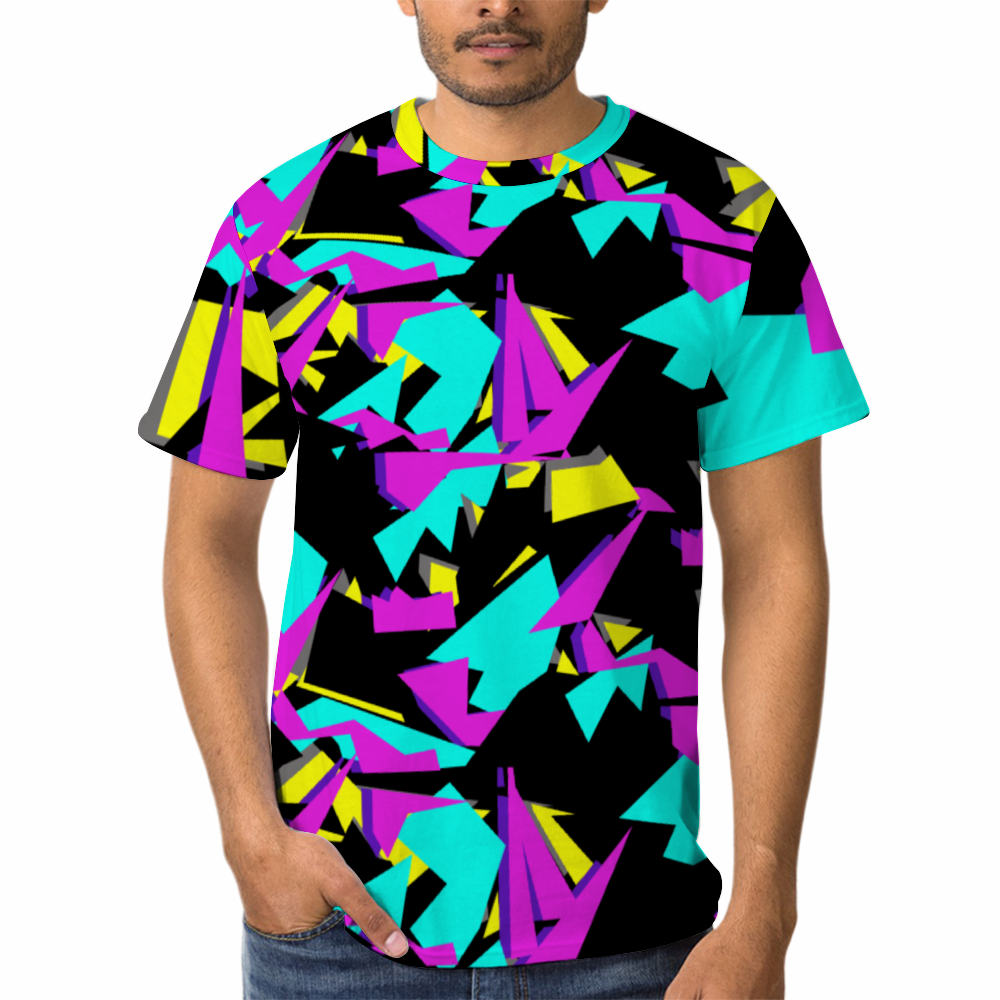 Glitch Camo Purple T-Shirt