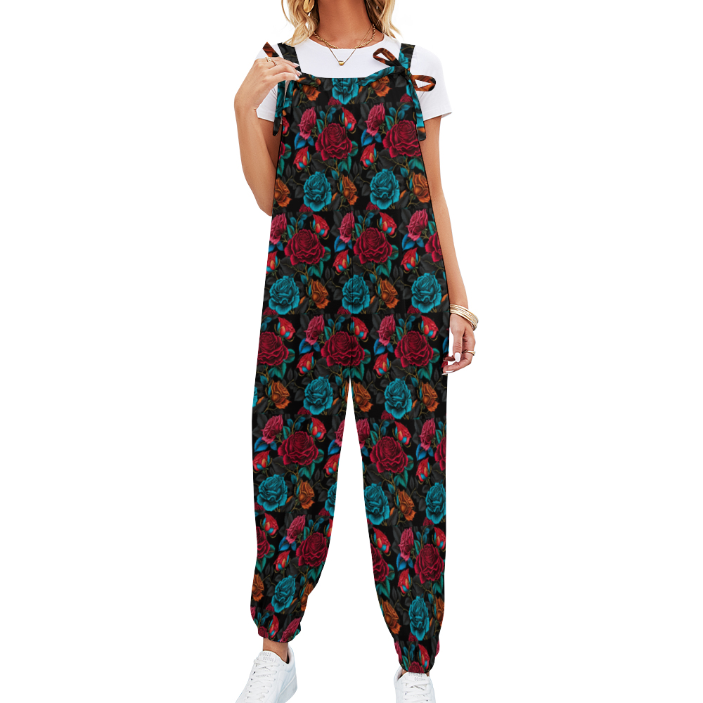 War of the Roses Women's Jumpsuit with Suspender
