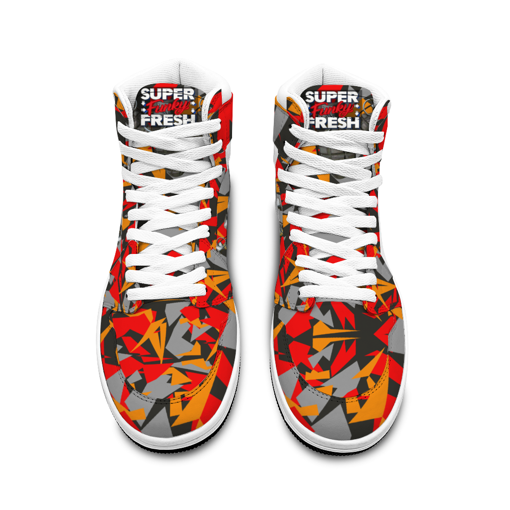 Super Funky Fresh Camo Custom Shoes Unisex Sneakers