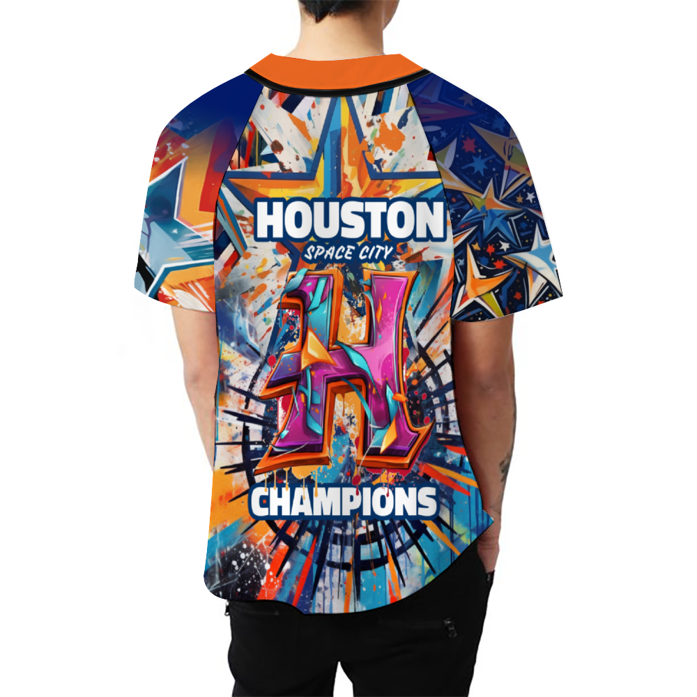Houston Space City Champions Baseball Jersey Sports Jersey