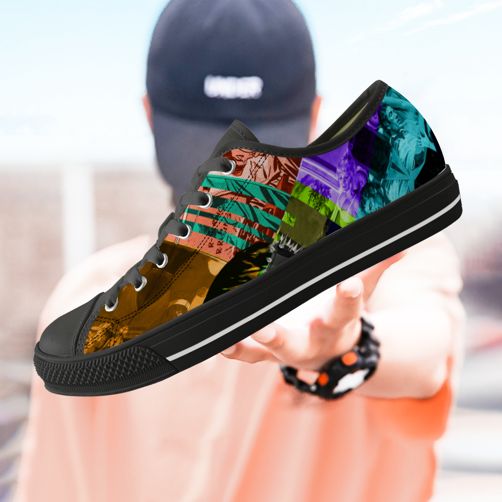 Super Funky Chucks Low Top Canvas Shoes