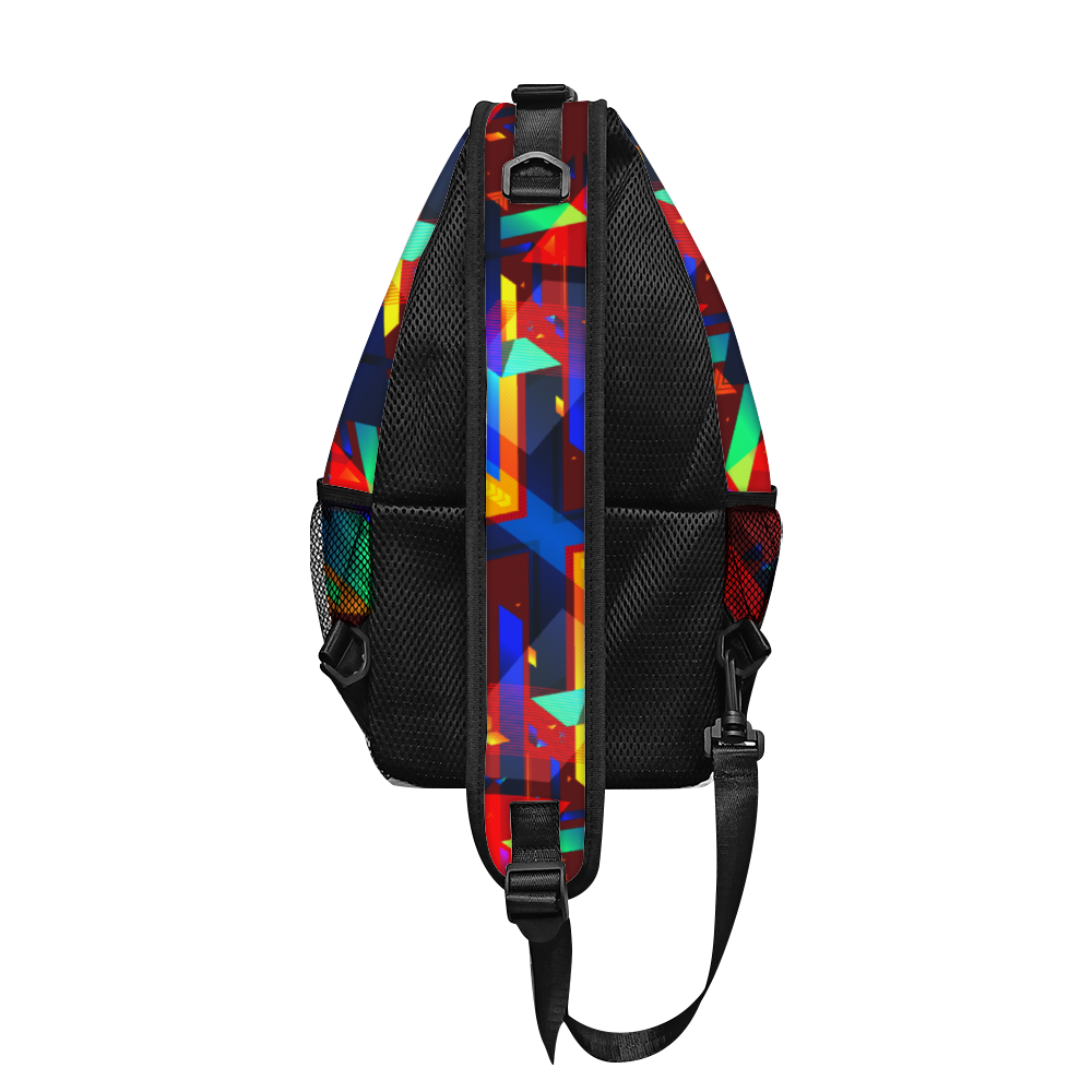 Fractal Fresh M&Ape Cross-body Bag Lightweight Fashion Messenger Bag