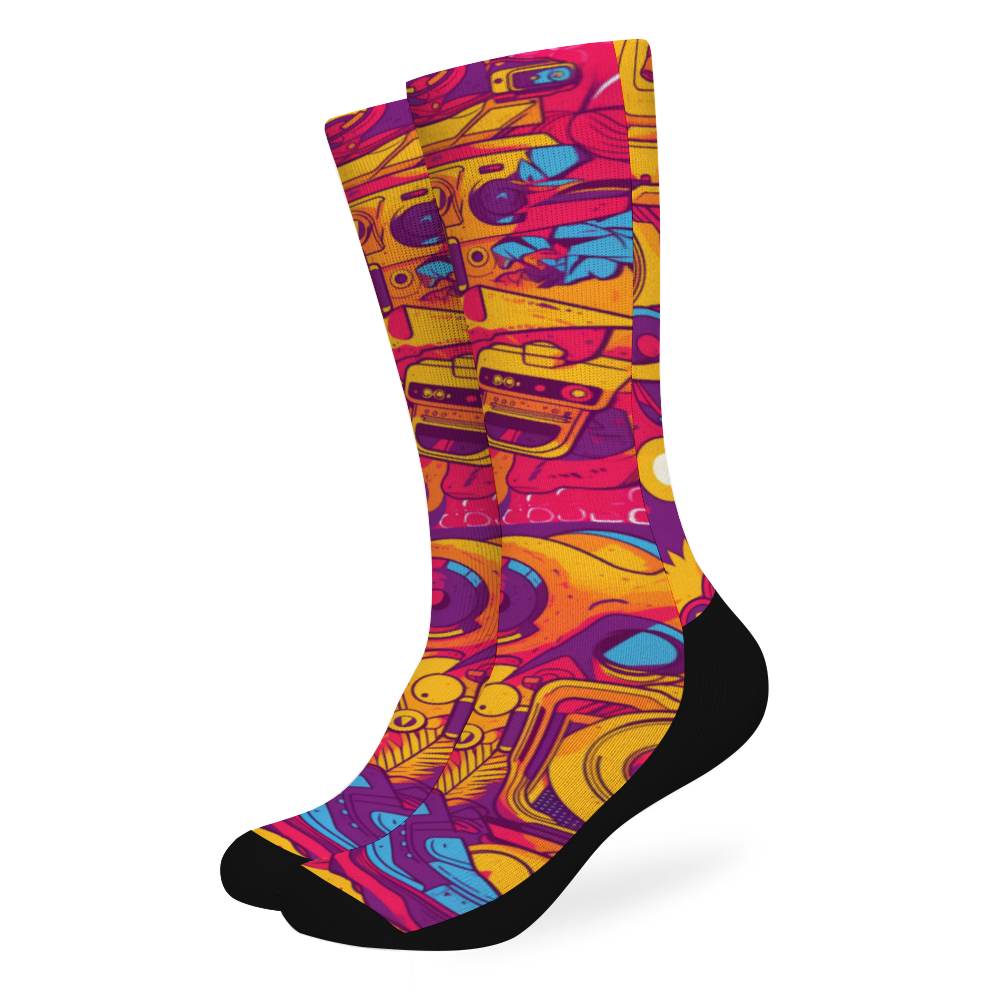 Hip Hop Cotton Socks Sport Tube Socks