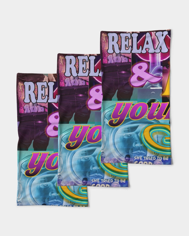 Relax Kick Back & Let Yourself Go Neck Gaiter Set