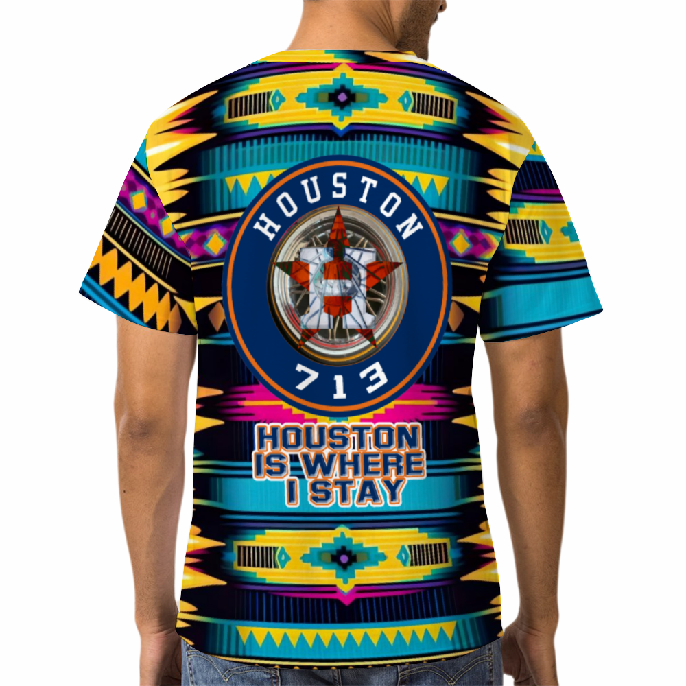 I Am Hou 713 Day Serape Shirt