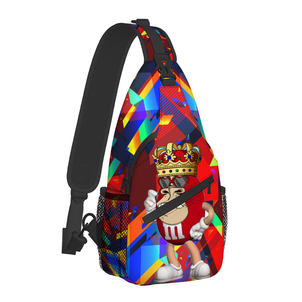 Fractal Fresh M&Ape Cross-body Bag Lightweight Fashion Messenger Bag