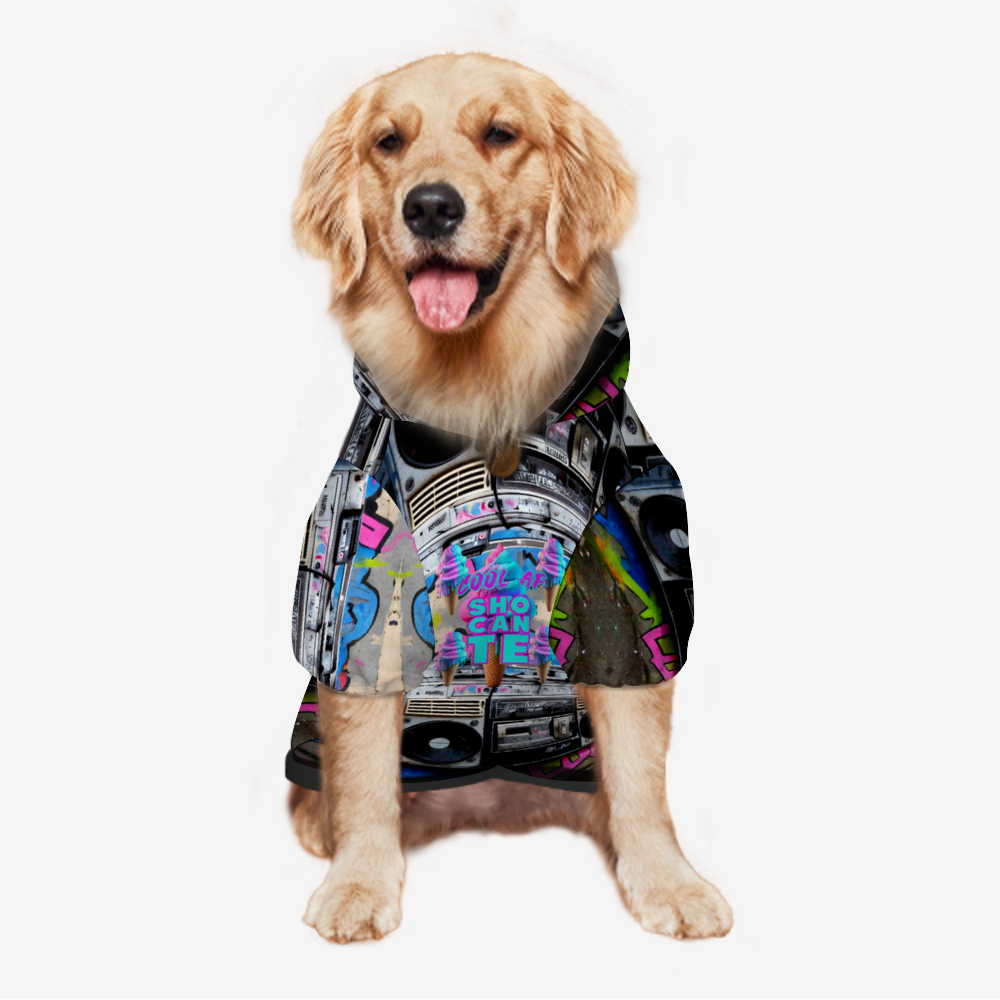 Boombox Doggie Hoodie - Shocante