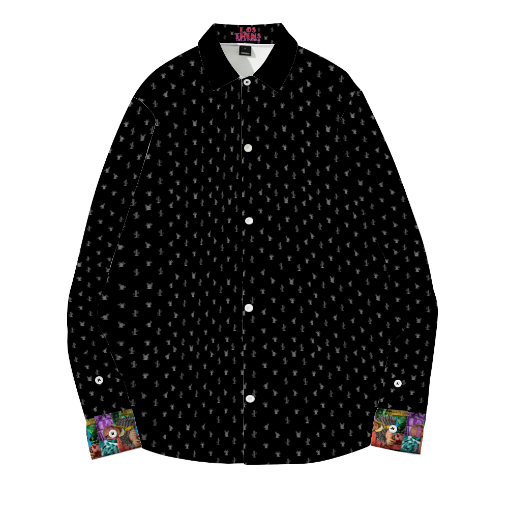 Cactus Black (Pablo DeLa Parra) Long Sleeves Shirt Unisex Custom Shirts