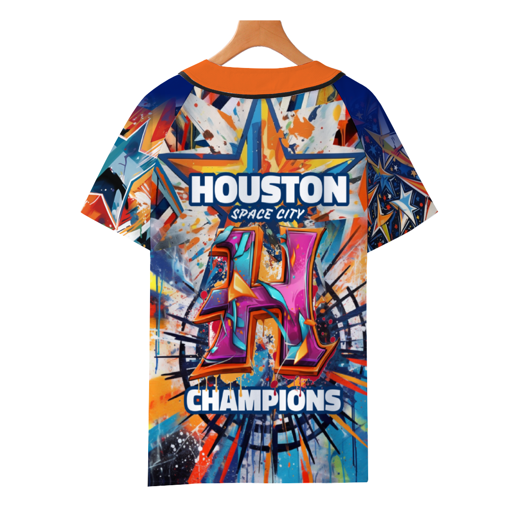 Houston Space City Champions Baseball Jersey Sports Jersey