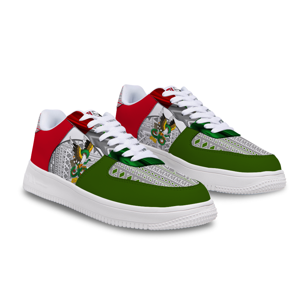 Mexico Flag Dedication Custom Shoes Unisex Sneakers Leisure Sports Shoes