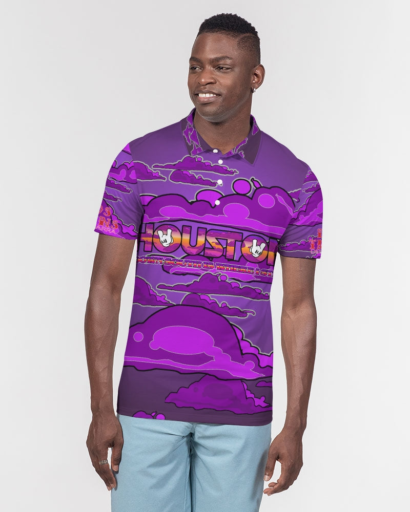 Houston Men's Slim Fit Short Sleeve Polo