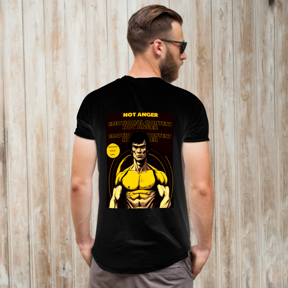 Emotional Content Not Anger Classic T-Shirt Front and Back Print