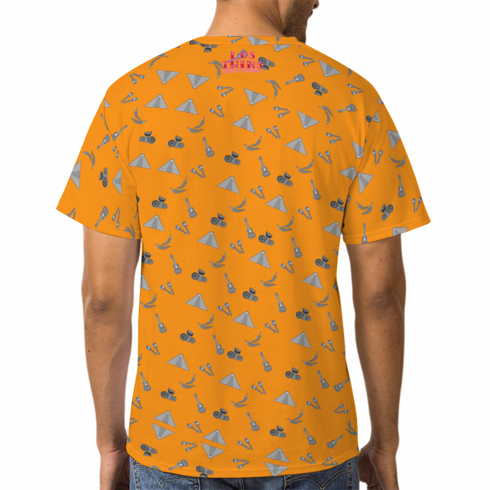 Mayan Orange All Over Print T-Shirt