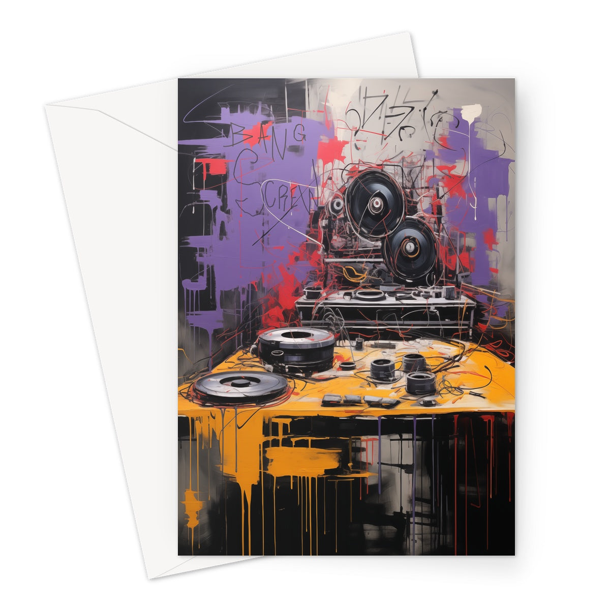 Bang Screw Greeting Card