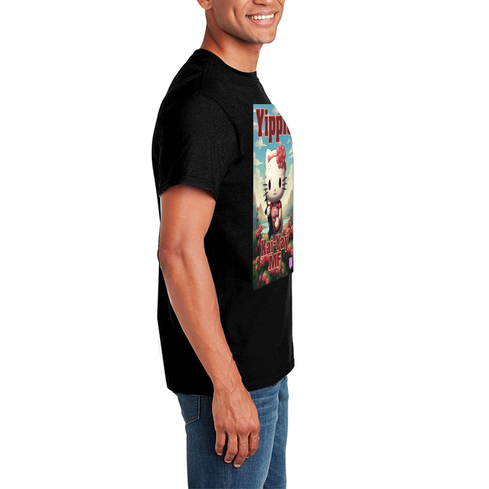 Yippie Kai Yay MF Unisex Cotton T-shirts Gildan 5000 Short Sleeve Casual Loose Shirts Tees