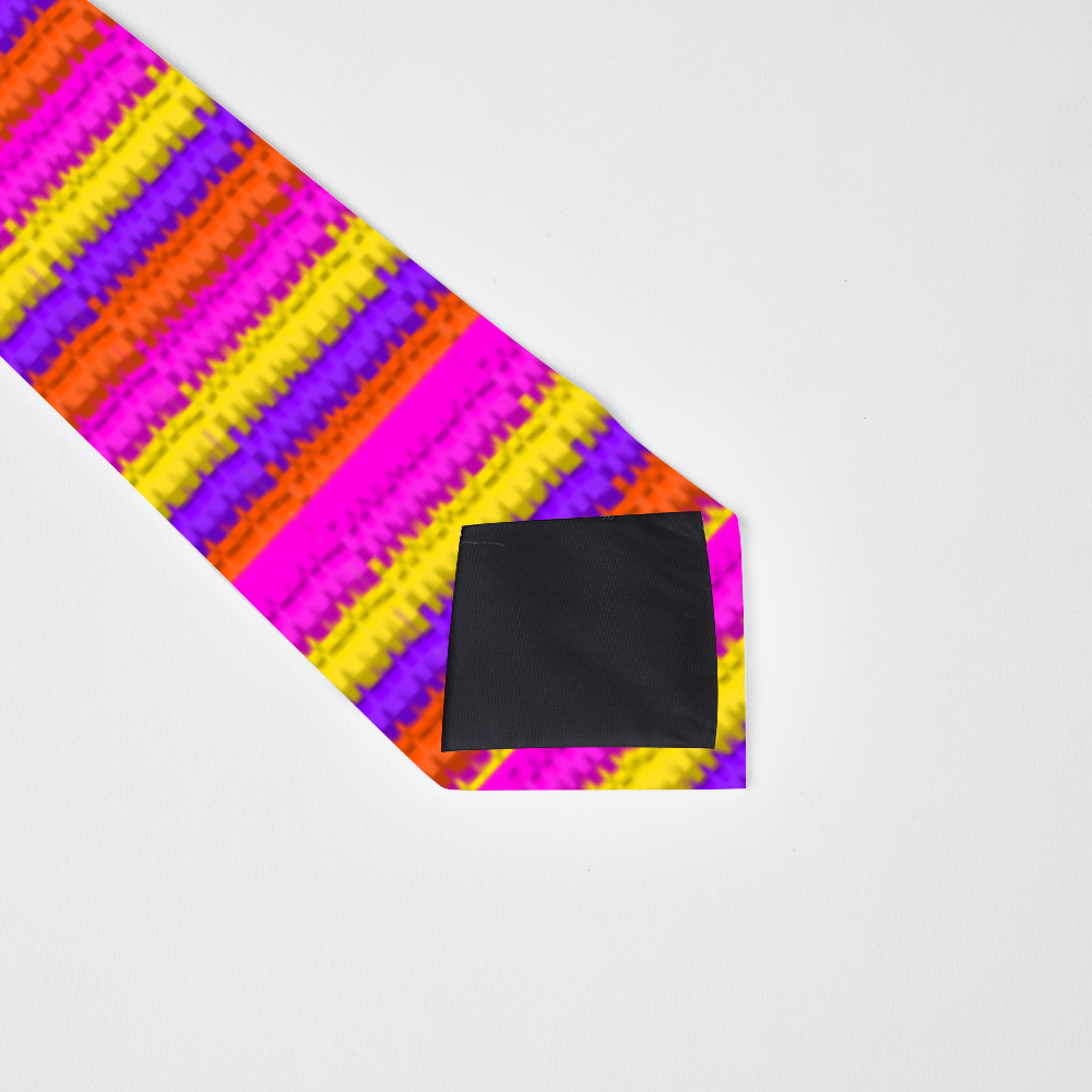 Pinata Tie (pink and yellow hues)