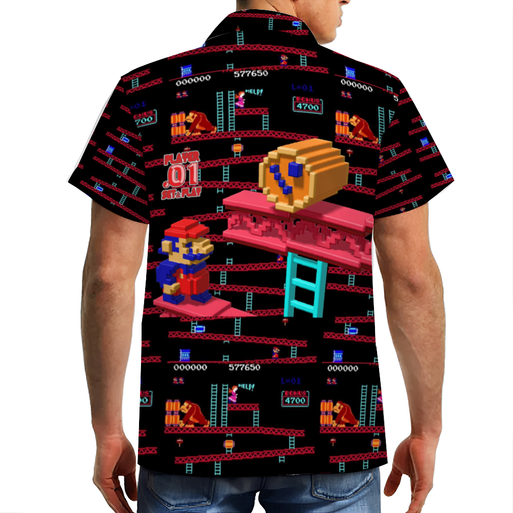 Kongi Kong Dedication Men's Short Sleeve Button Down
